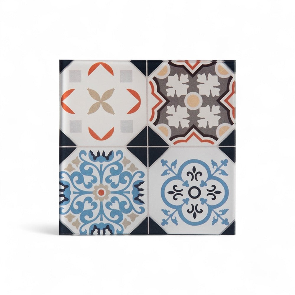 4 Pieces Glass Coaster Set