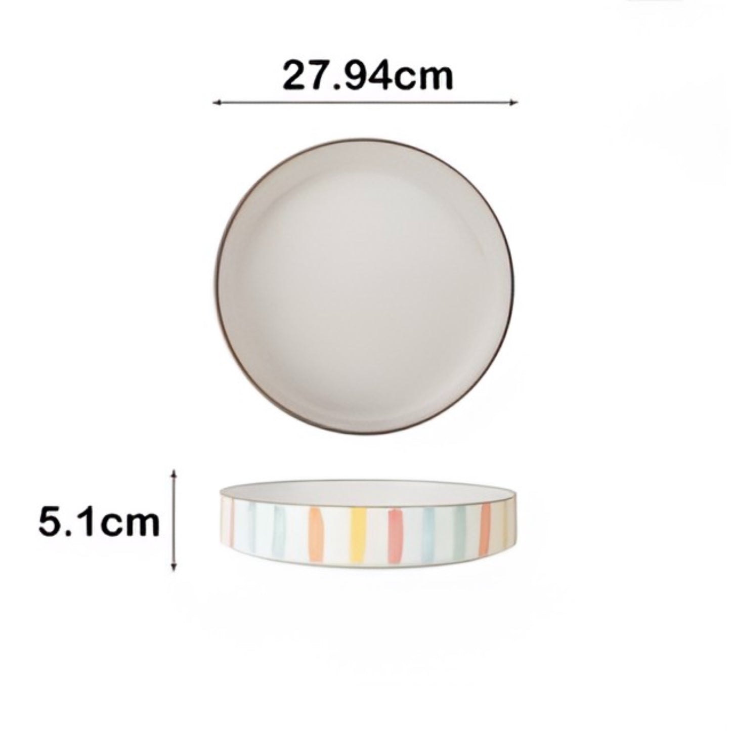 Hemidall Collection Ceremic 6 Piece Bowl Set