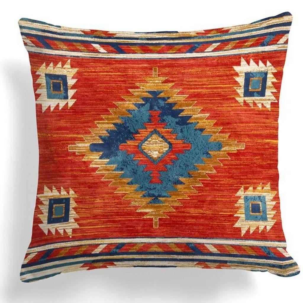 Turkish Kilimanjaro Printed Cushion Cover