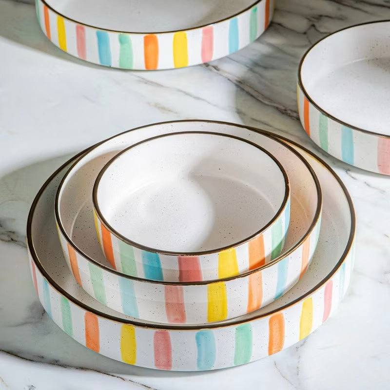 Hemidall Collection Ceremic 6 Piece Bowl Set