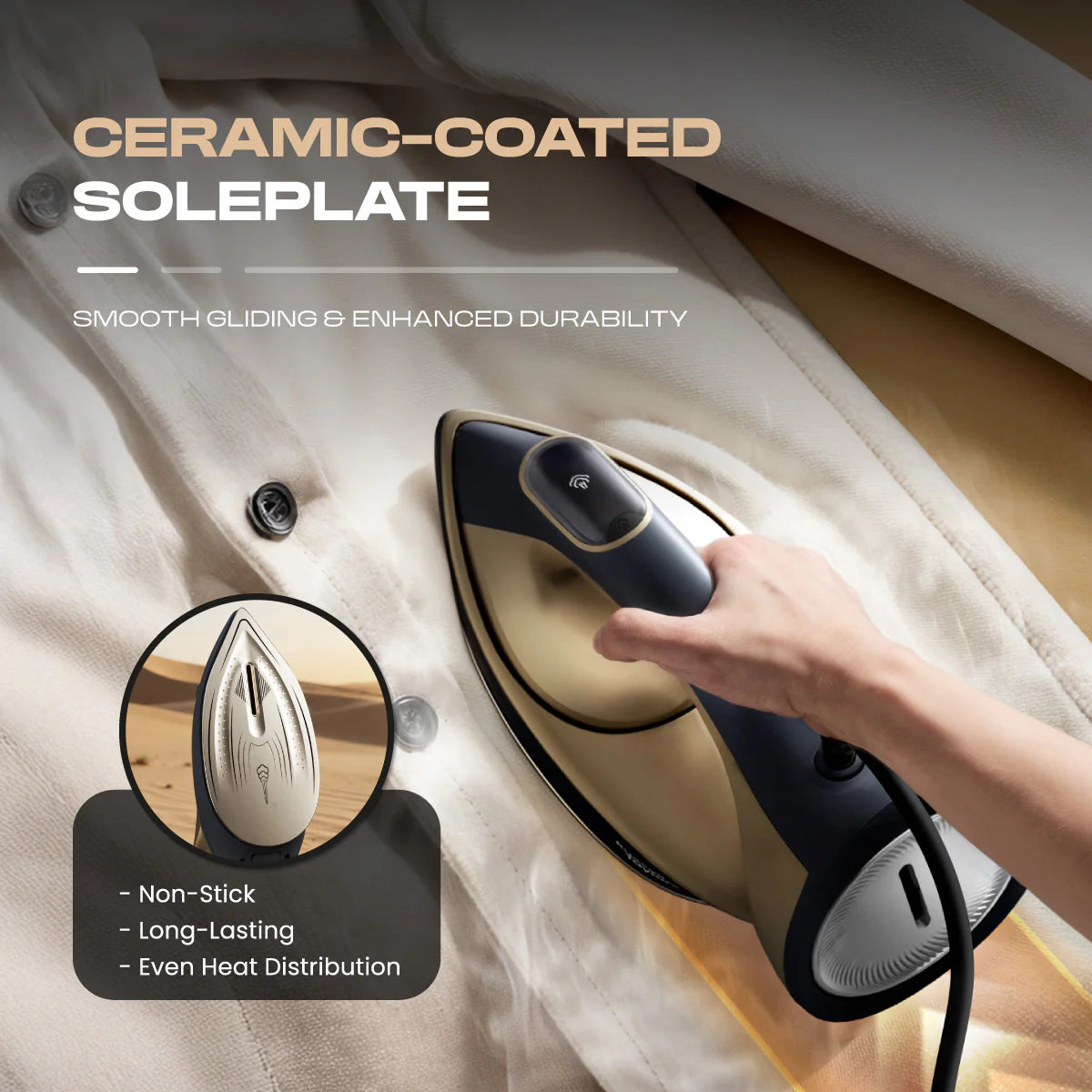 2 in 1 Steam Iron & Garment Steamer