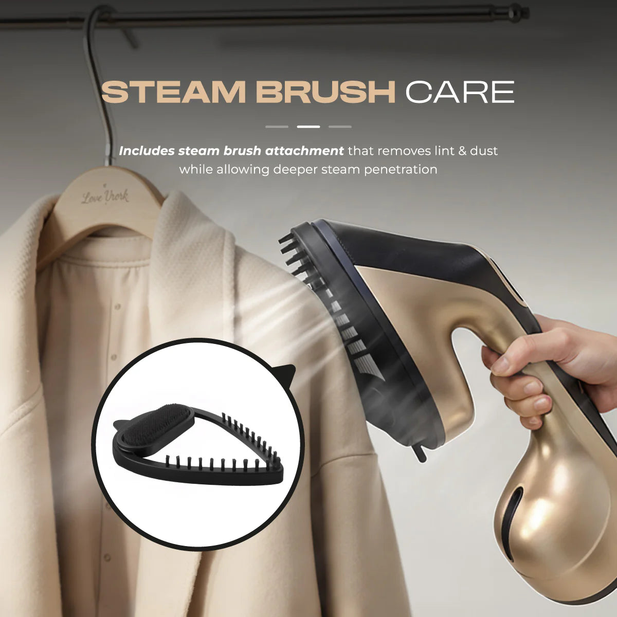 2 in 1 Steam Iron & Garment Steamer