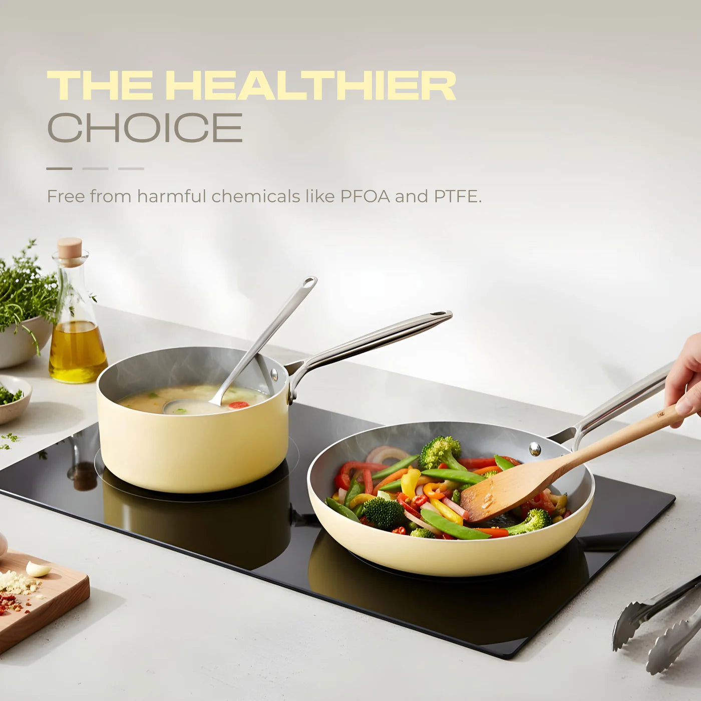 Ceramic Non Stick Cookware Set