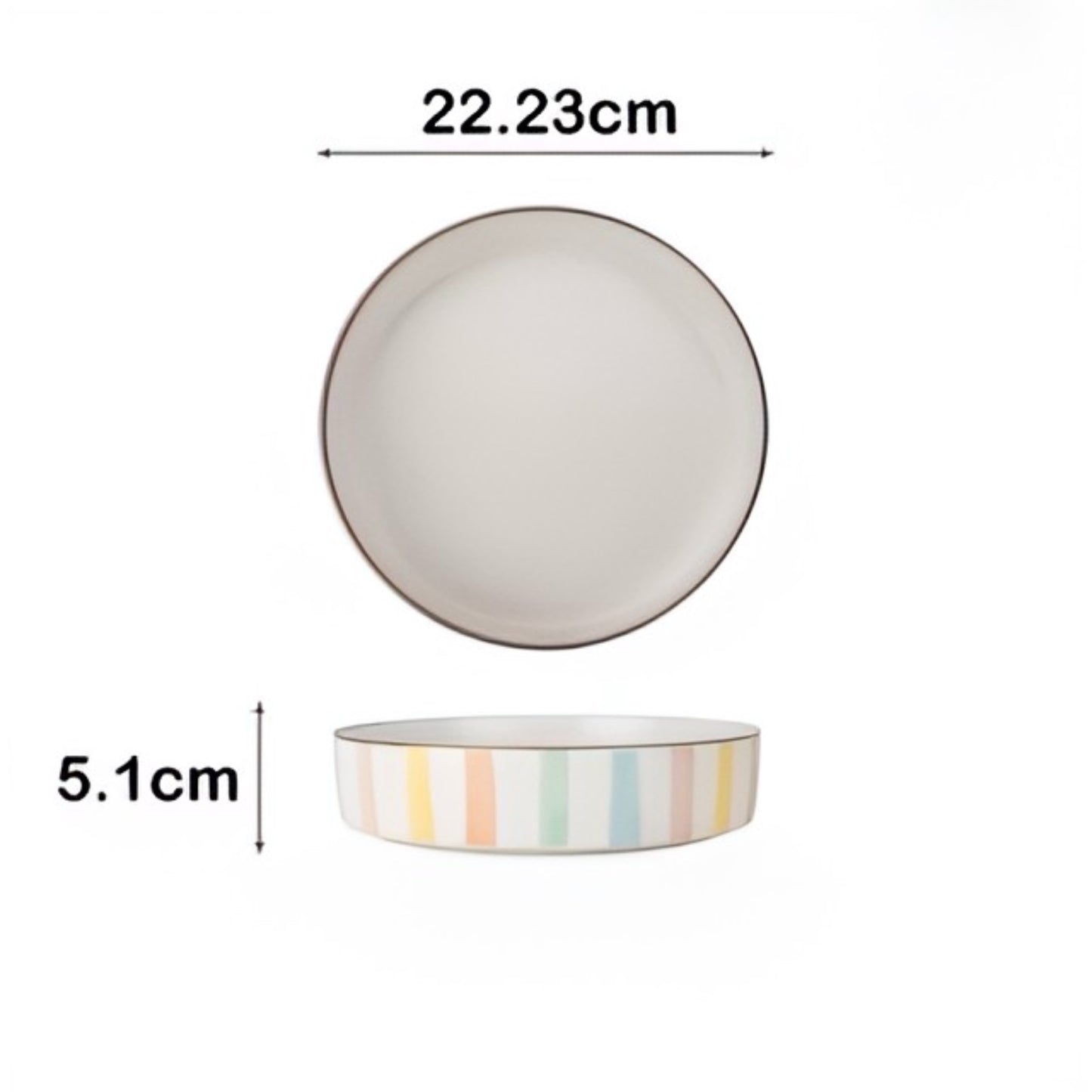 Hemidall Collection Ceremic 6 Piece Bowl Set
