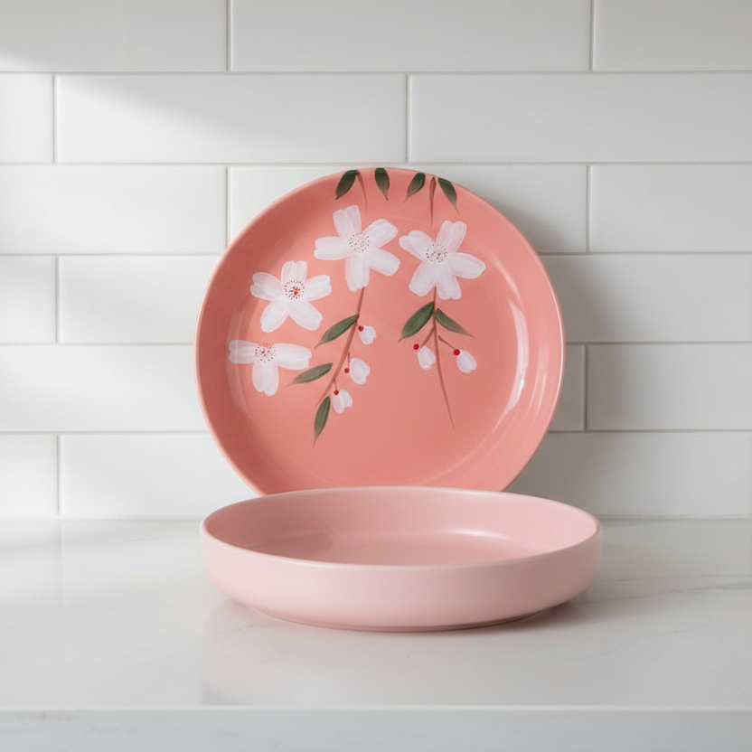 2 Pieces China Dinnerware Set