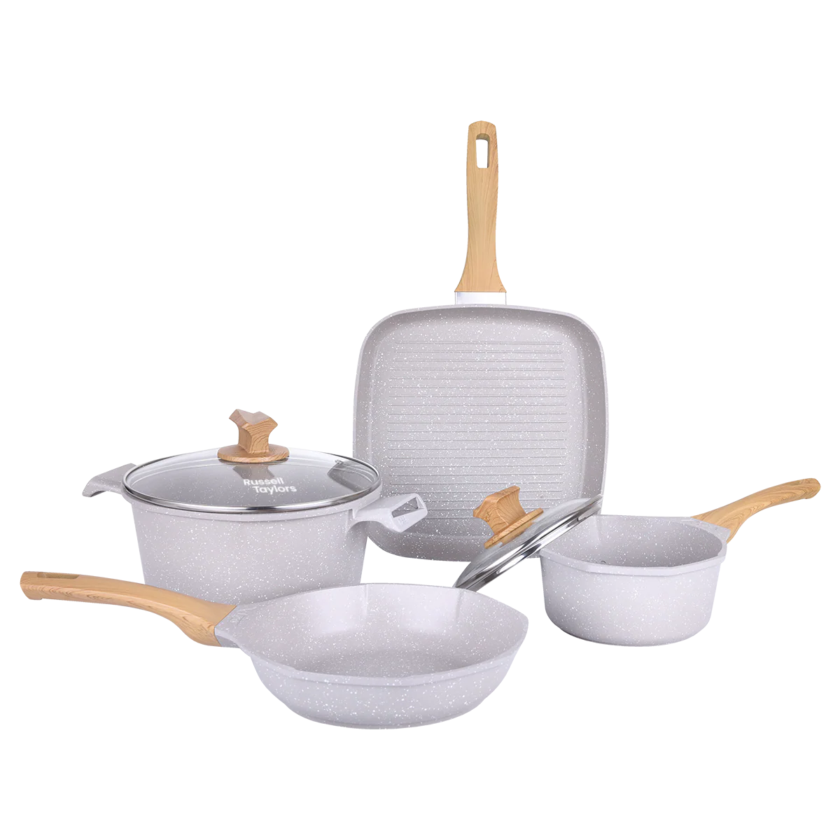 Marble Non Stick Cookware Set