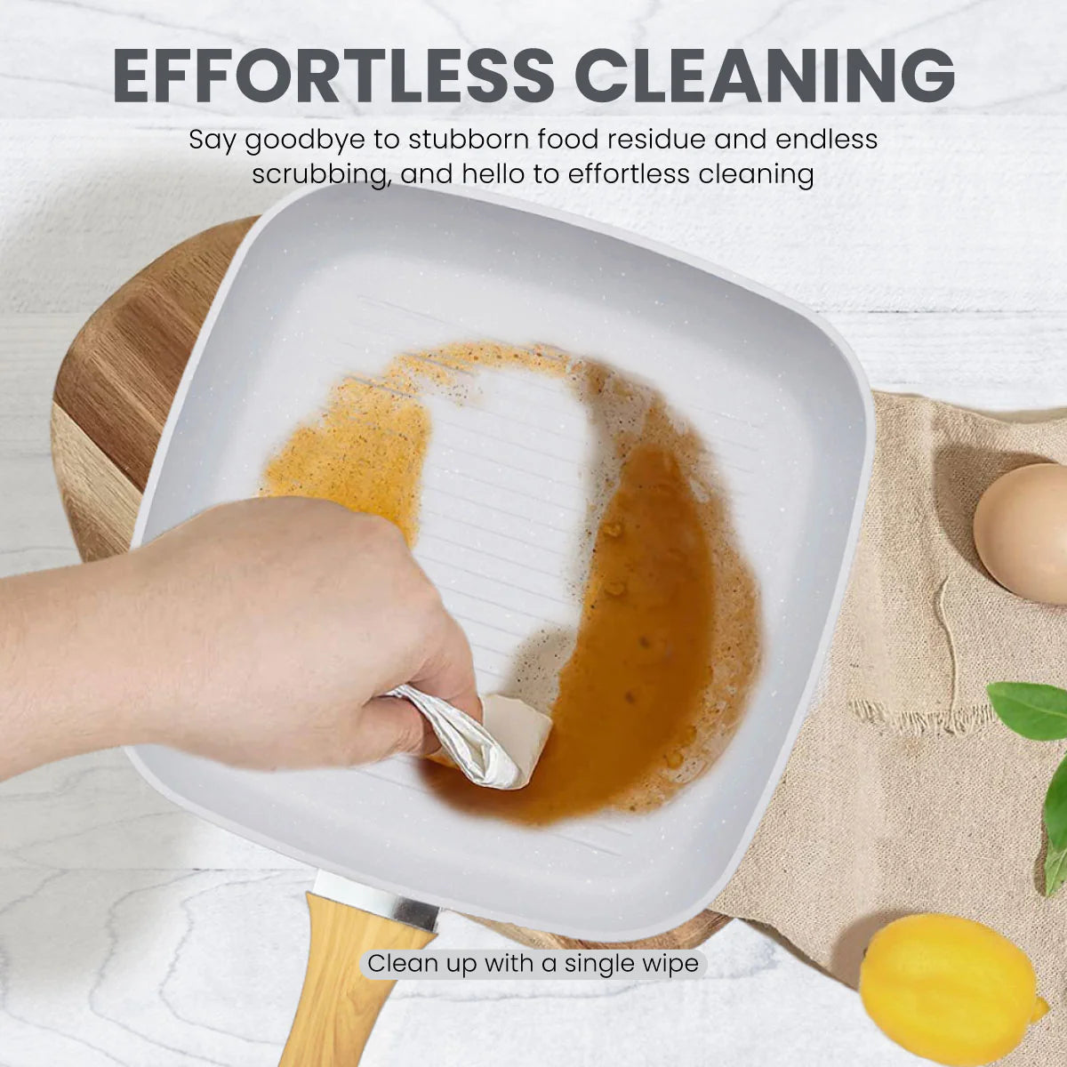 Marble Non Stick Cookware Set