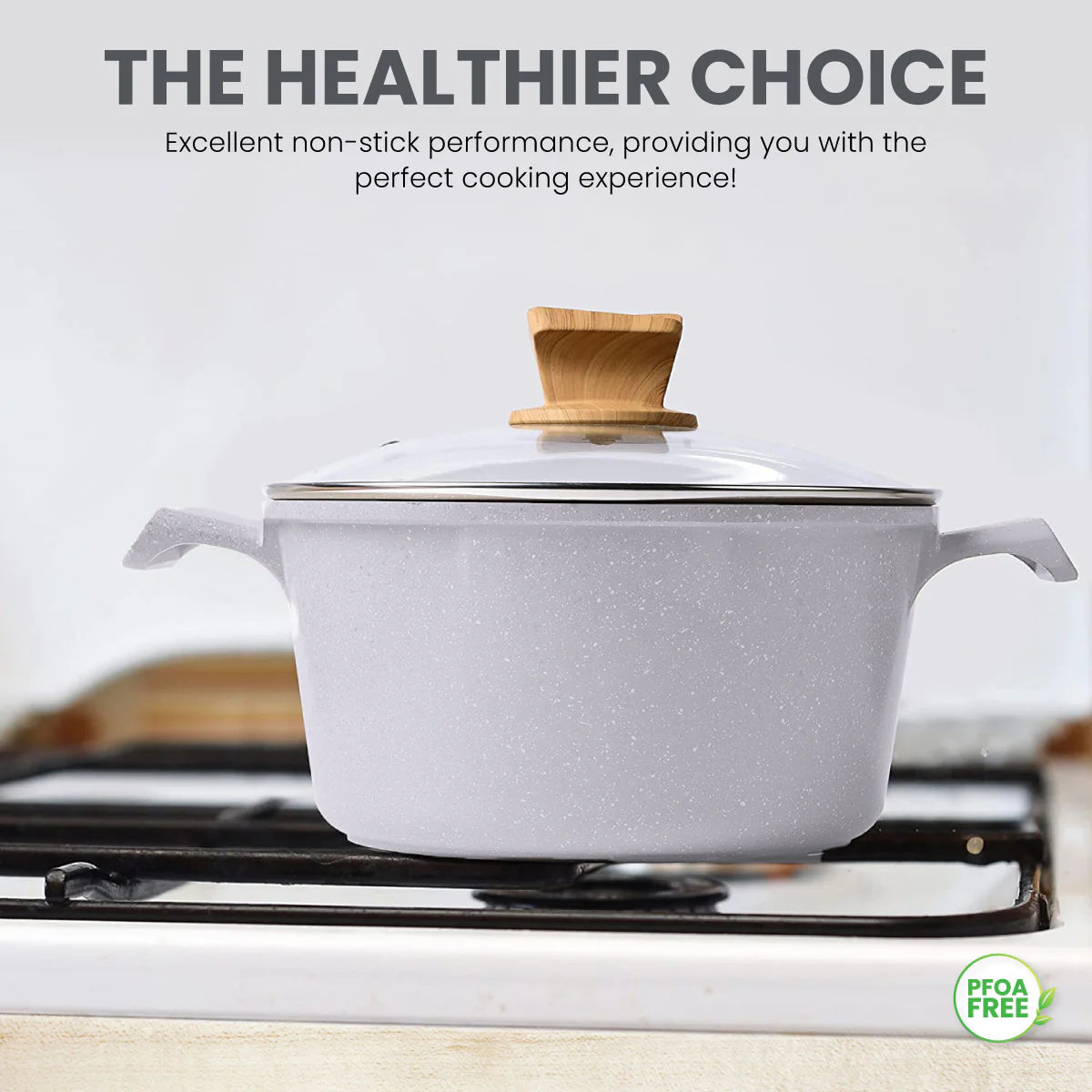 Marble Non Stick Cookware Set