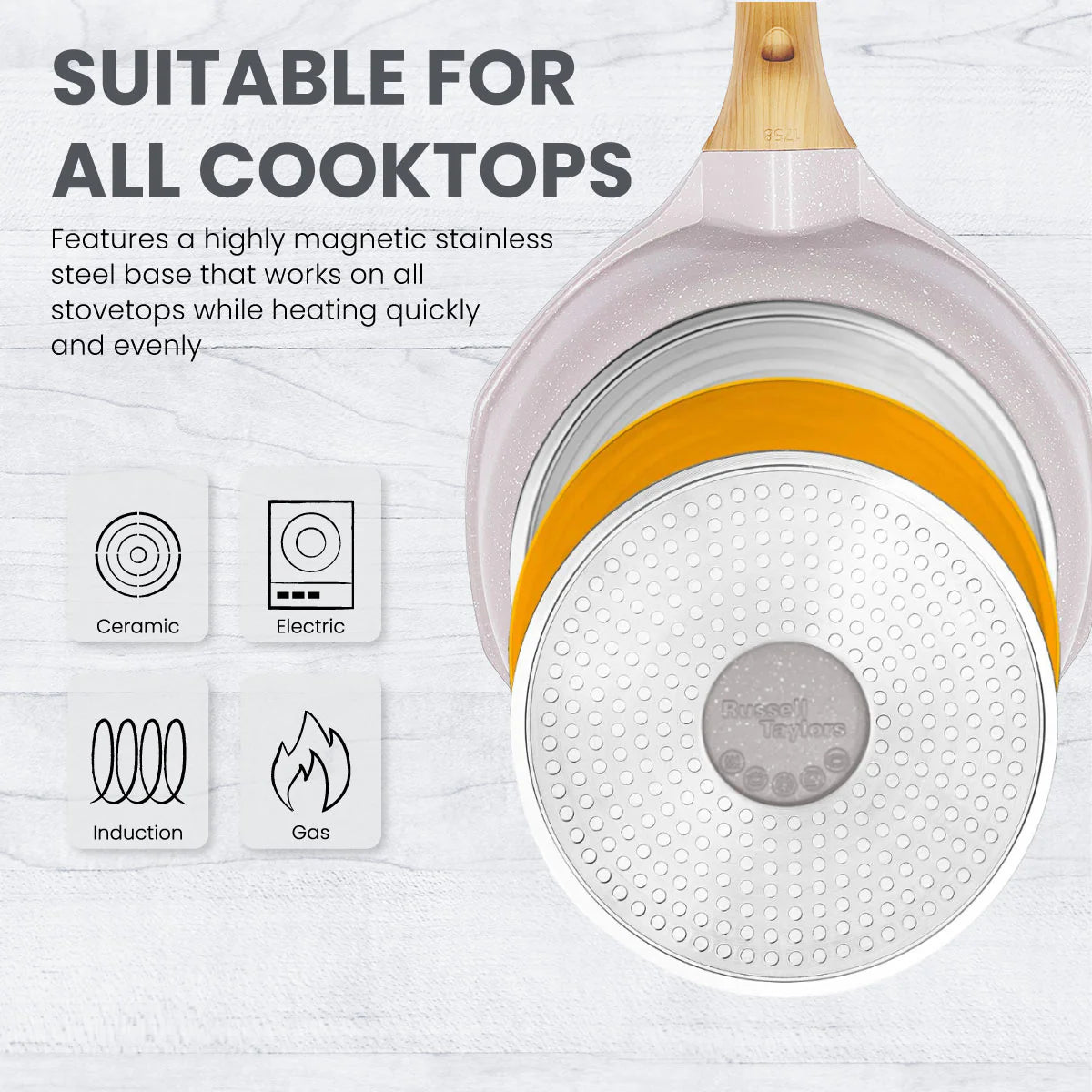 Marble Non Stick Cookware Set