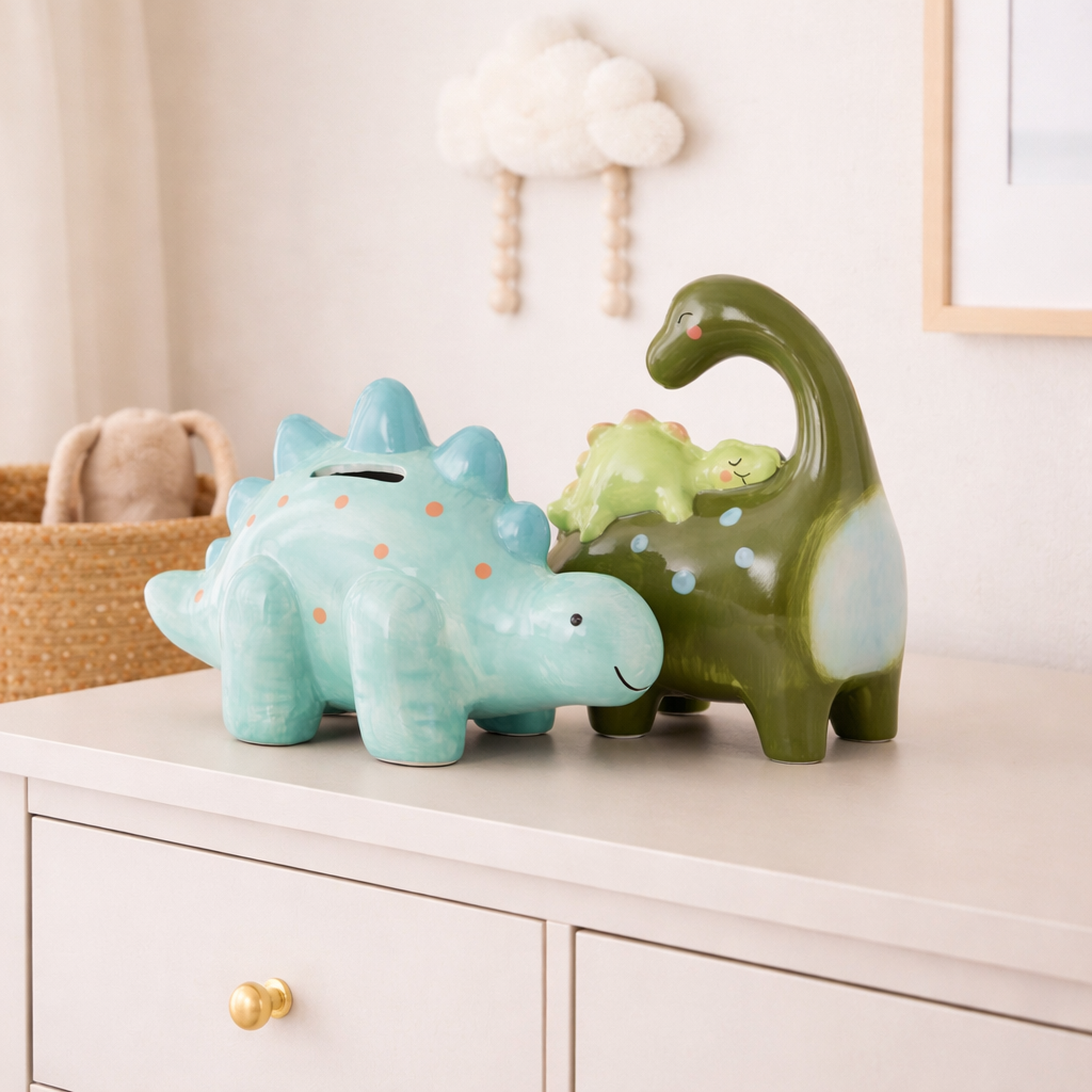 Dinosaur Ceramic Money Bank