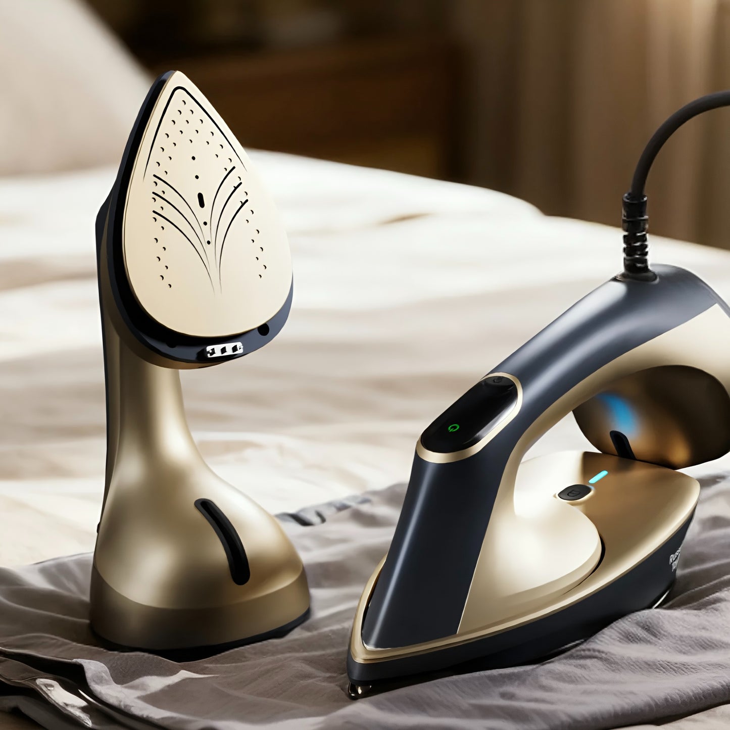 2 in 1 Steam Iron & Garment Steamer
