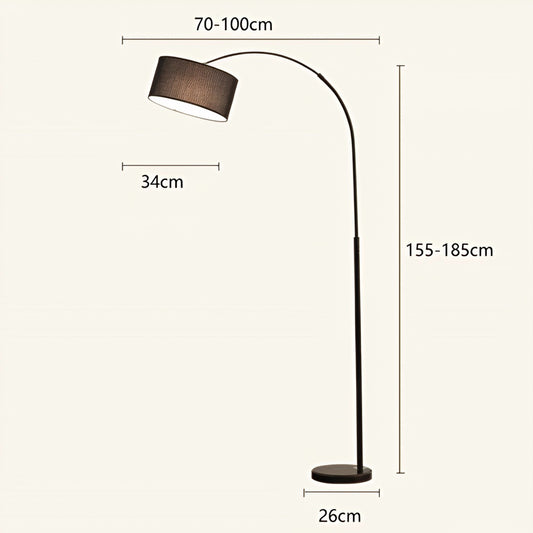 White Arc Floor Lamp