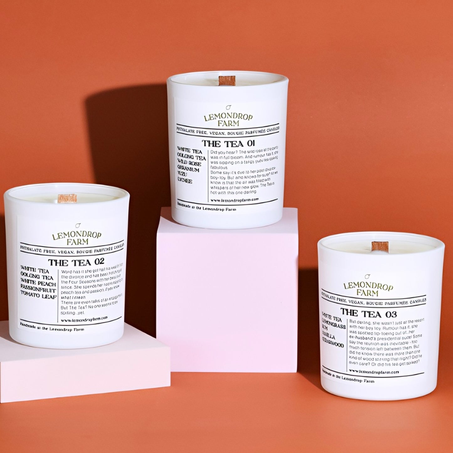 Non Toxic Tea Scented Candles